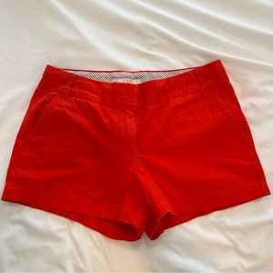 J. Crew cotton chino shorts 3 in inseam size 6